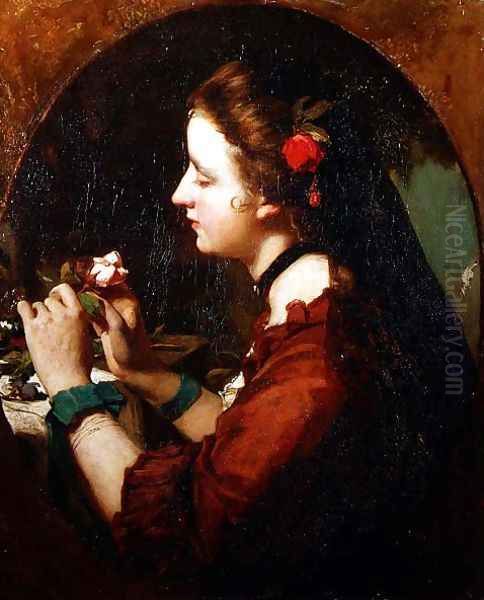 Sentiment, c.1851-53 Oil Painting by James Sant