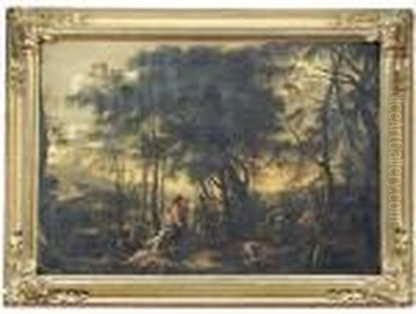 Cm. 118x168 Oil Painting by Salvator Rosa