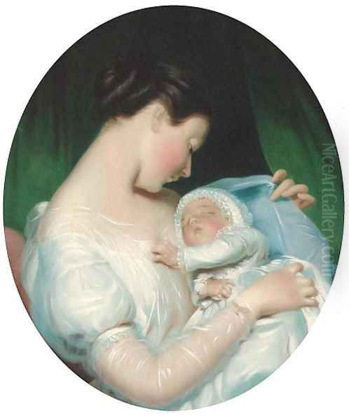 Maternity Oil Painting by James Sant