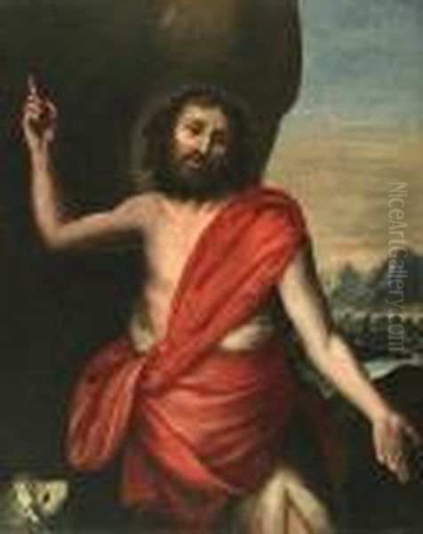 St. John The Baptist Oil Painting by Salvator Rosa