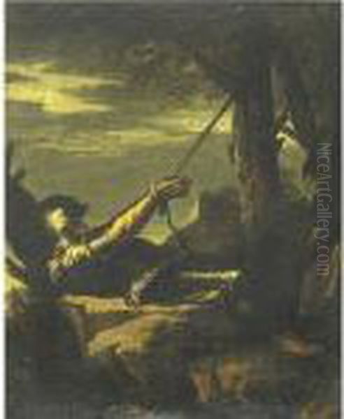 Saint William Oil Painting by Salvator Rosa