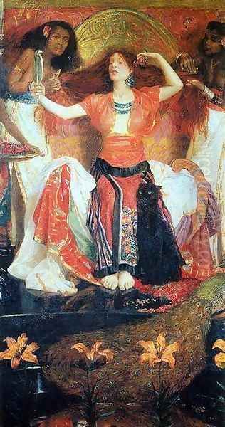 Jezebel Oil Painting by John Byam Liston Shaw