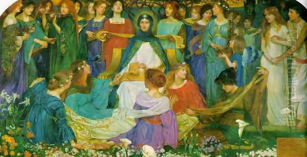 Maidens Oil Painting by John Byam Liston Shaw