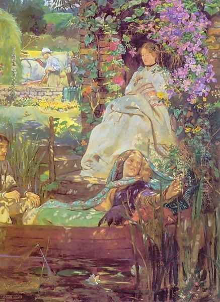 Truly the light is sweet... Oil Painting by John Byam Liston Shaw