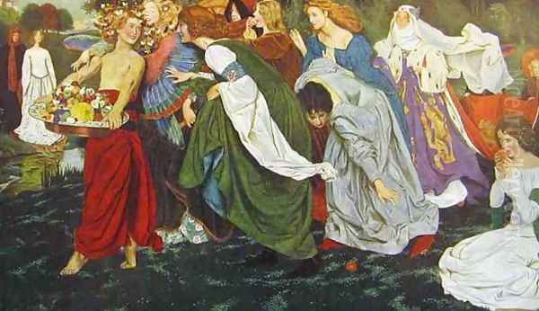 Love's Baubles Oil Painting by John Byam Liston Shaw