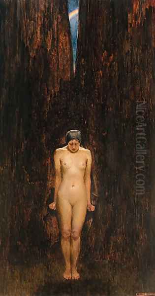 Female nude Oil Painting by John Byam Liston Shaw