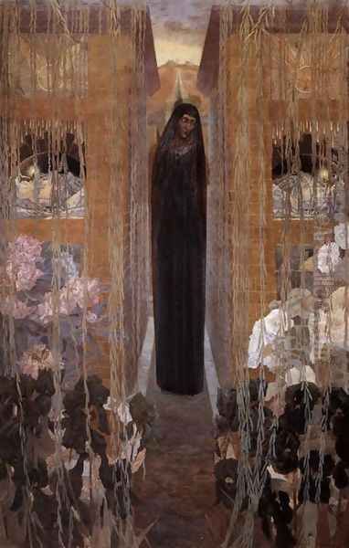 Pain Oil Painting by Carlos Schwabe