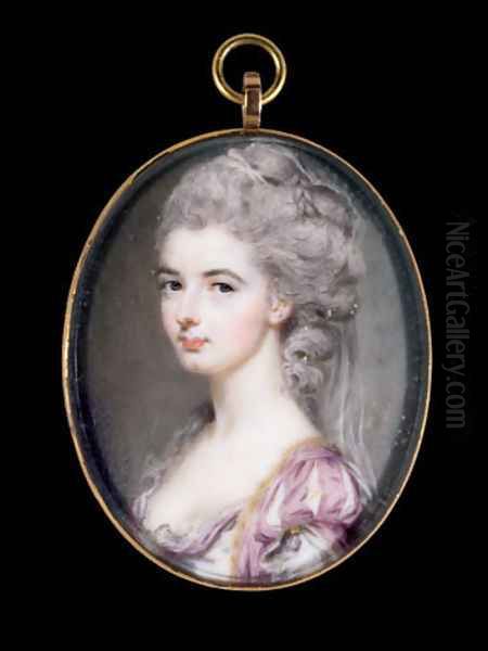 A Lady 1782 Oil Painting by John Smart