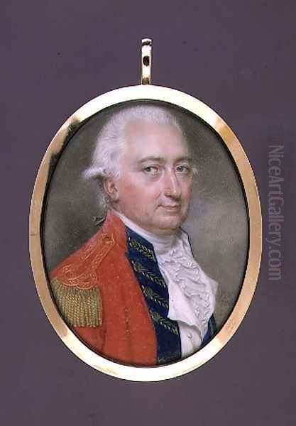 Charles, 1st Marquis Cornwallis 1738-1805 Oil Painting by John Smart