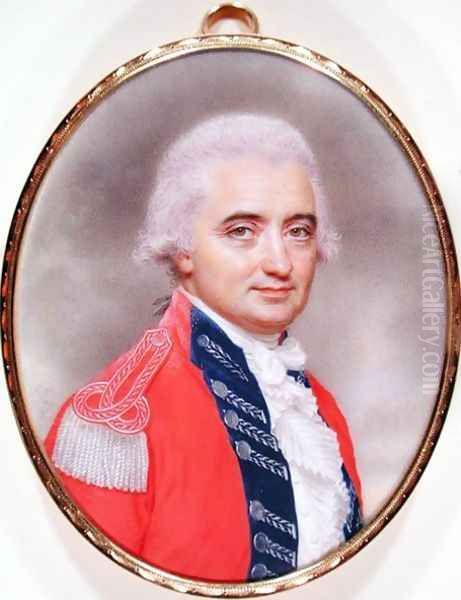 Major General Sir Barry Close d.1813 1794 Oil Painting by John Smart