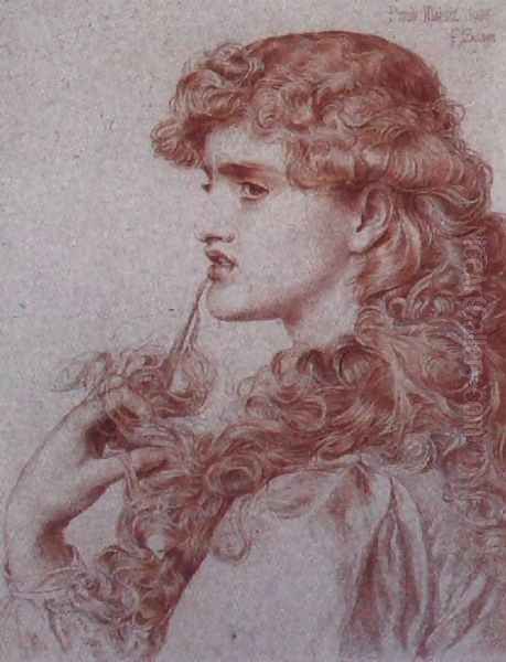 Proud Maisie Oil Painting by Anthony Frederick Sandys