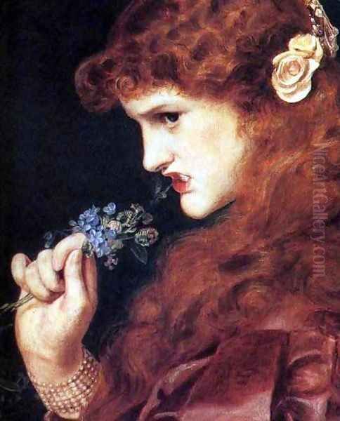 Love's Shadow I Oil Painting by Anthony Frederick Sandys