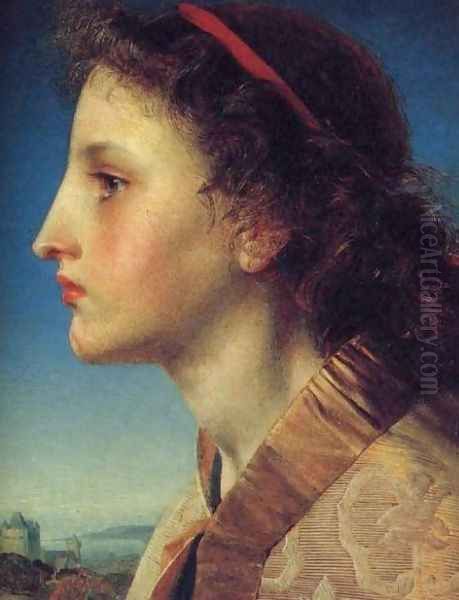 Oriana Oil Painting by Anthony Frederick Sandys