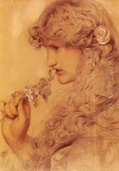 Love's Shadow by Anthony Frederick Sandys