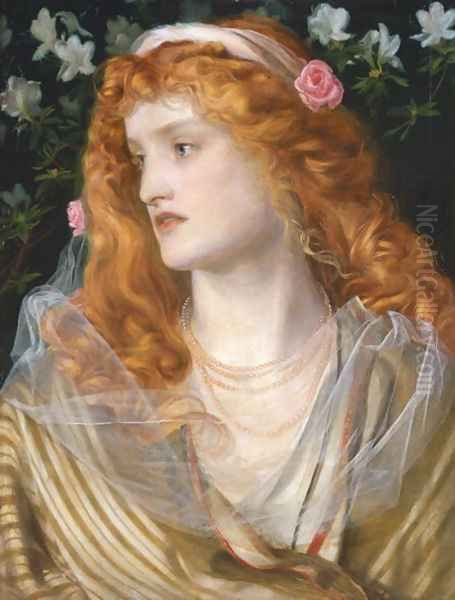 Miranda, 1868 Oil Painting by Anthony Frederick Sandys