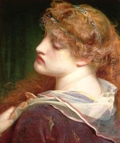 Mary Magdalene, 1862 Oil Painting by Anthony Frederick Sandys