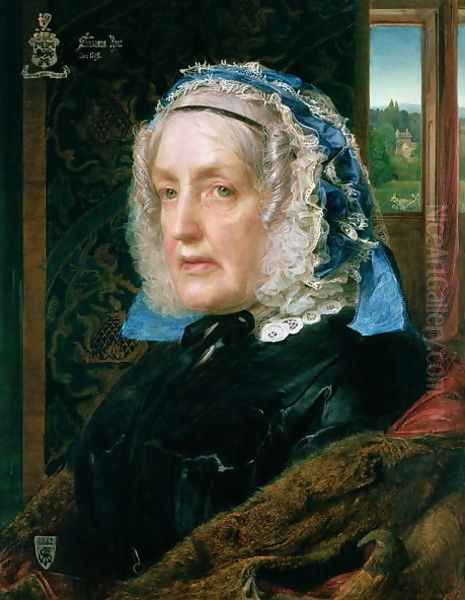 Mrs. Rose Oil Painting by Anthony Frederick Sandys