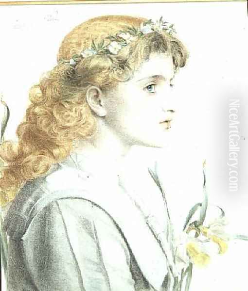 May, 1902 Oil Painting by Anthony Frederick Sandys