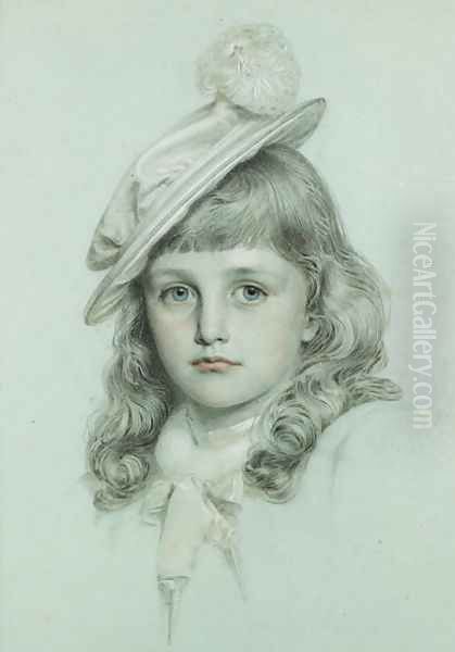 Study for St. George Oil Painting by Anthony Frederick Sandys