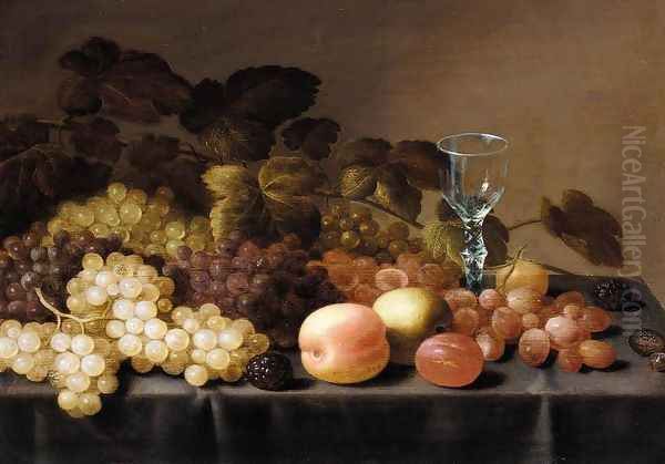 Still-Life of Fruit Oil Painting by Floris Gerritsz. van Schooten