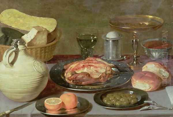 Still Life Oil Painting by Floris Gerritsz. van Schooten