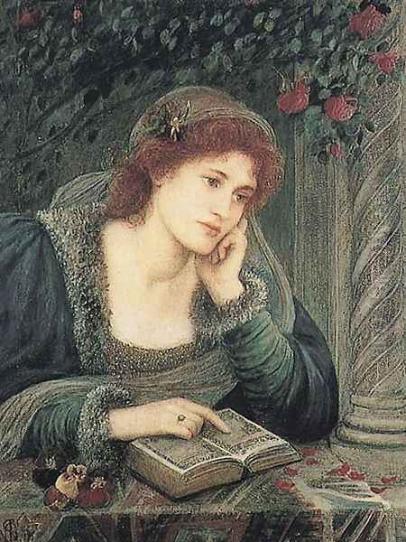 Beatrice, 1895 Oil Painting by Maria Euphrosyne Spartali, later Stillman