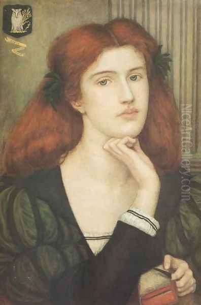 The Lady Prays-desire Oil Painting by Maria Euphrosyne Spartali, later Stillman