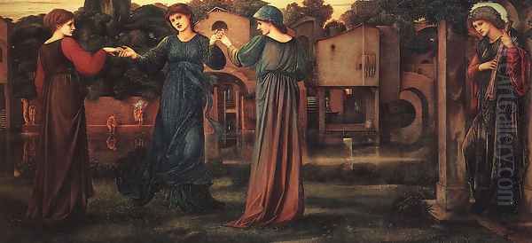 The Mill Oil Painting by Maria Euphrosyne Spartali, later Stillman