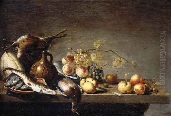 Still-Life (2) 1640 Oil Painting by Harmen Steenwijck