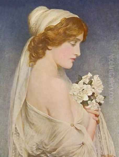 Iphigenia Oil Painting by Herbert Gustav Schmalz