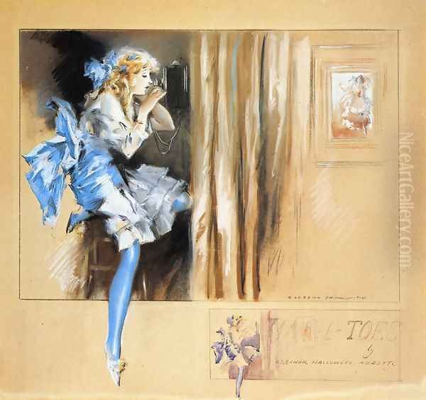 Tinsel toes Oil Painting by Everett Shinn