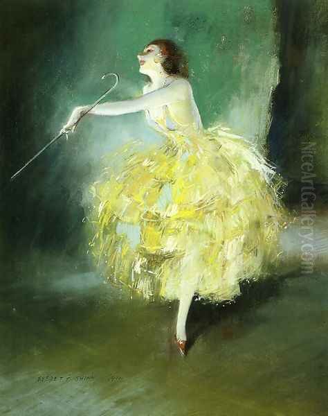 Vaudeville Dancer Oil Painting by Everett Shinn