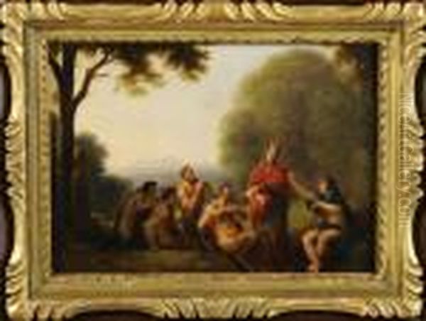 Midas Et Apollon. Oil Painting by Hans Rottenhammer