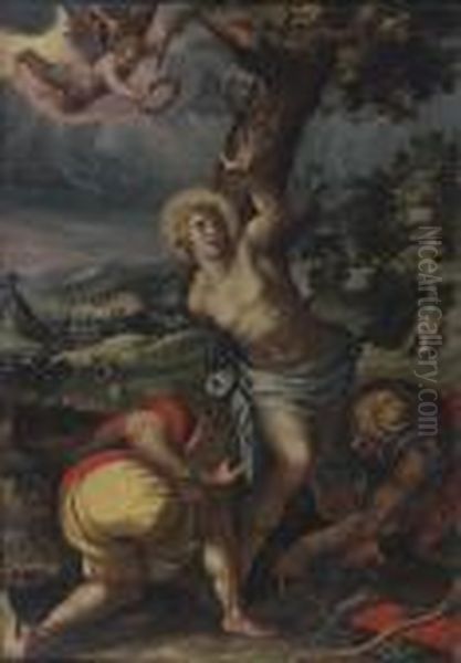 Saint Sebastien Oil Painting by Hans Rottenhammer