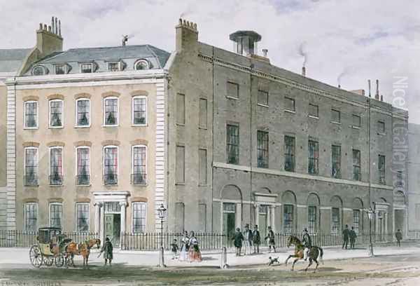 Hanover Square Rooms for Concerts Oil Painting by Thomas Hosmer Shepherd