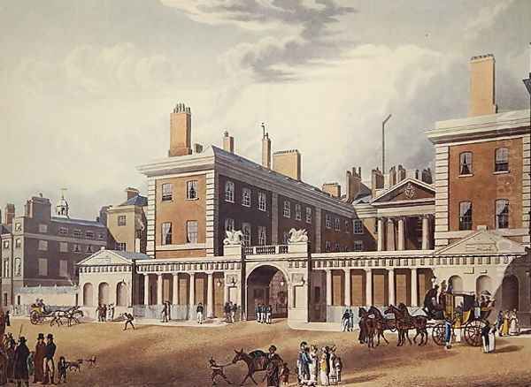 View of the Admiralty, 1818 Oil Painting by Thomas Hosmer Shepherd