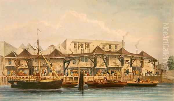 Brewers, Chesters and Galley Quays, 184 Oil Painting by Thomas Hosmer Shepherd