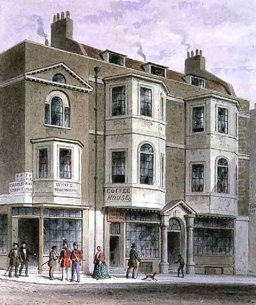 Crace XIV-121 Old Houses in King Street, Westminster. . . to be taken down for the New Street Oil Painting by Thomas Hosmer Shepherd