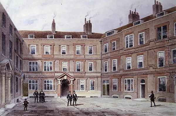 The College of Advocates, Doctors Commons, 1854 Oil Painting by Thomas Hosmer Shepherd