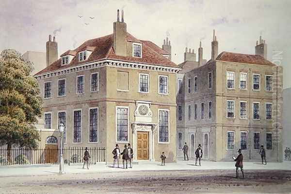 New Inn, 1850 Oil Painting by Thomas Hosmer Shepherd