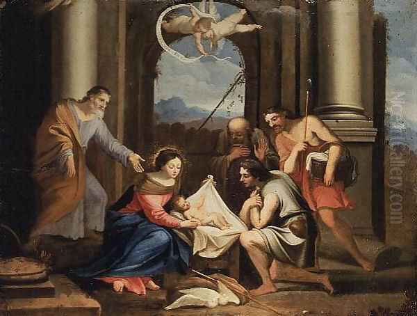 Adoration of the Shepherds Oil Painting by Jacques Stella