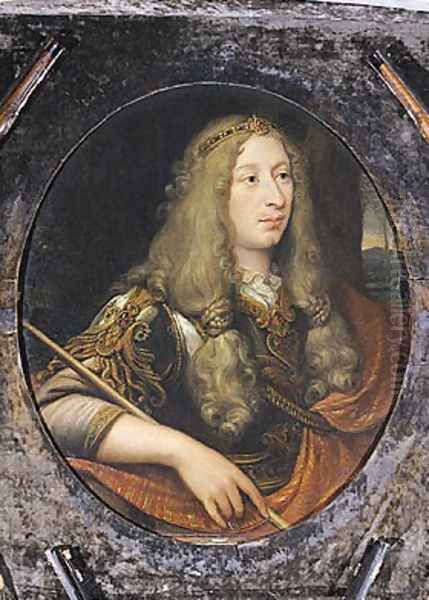 Louis II 1621-86 Prince of Bourbon Oil Painting by Jacques Stella