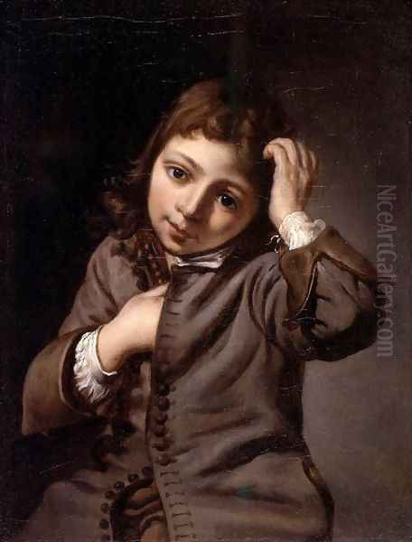 Portrait of a Boy c. 1658 Oil Painting by Michael Sweerts