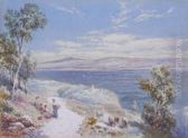 Near Roggio Oil Painting by Charles Rowbotham