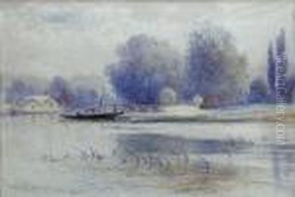 Bourne End Oil Painting by Charles Rowbotham