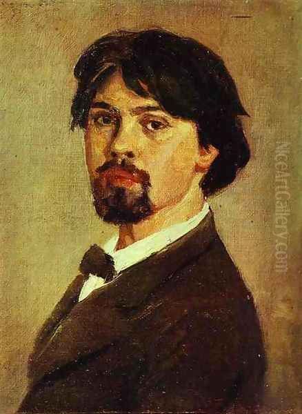 Self-Portrait Oil Painting by Vasilij Ivanovic Surikov