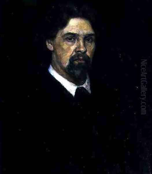 Self Portrait, 1913 Oil Painting by Vasilij Ivanovic Surikov