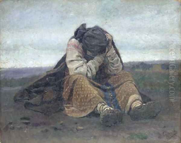 The morning of the Streltsi's execution Oil Painting by Vasilij Ivanovic Surikov