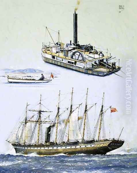 The SS Great Britain Oil Painting by John S. Smith