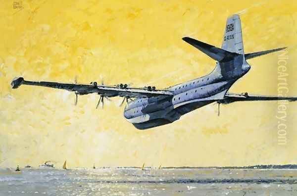 Military aircraft Oil Painting by John S. Smith